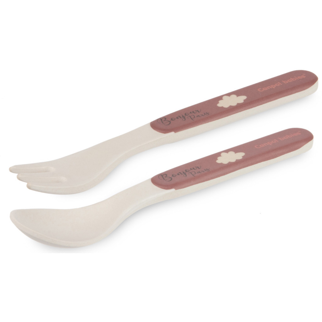 Набір дитячого посуду Canpol babies BONJOUR PARIS посуду 5 ел. червоний (9/227_red) - зображення 6