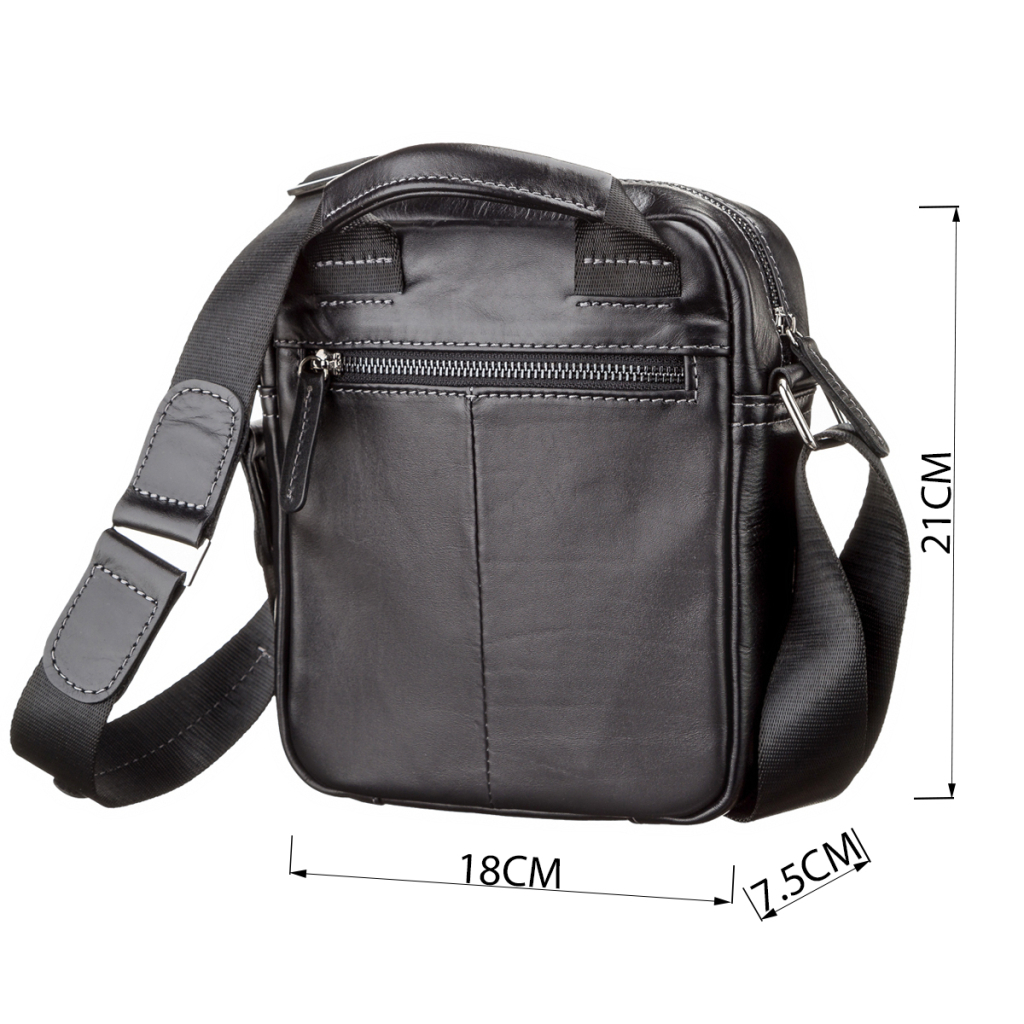 Сумка Shvigel Шкіряна Чорна (11088) - зображення 3