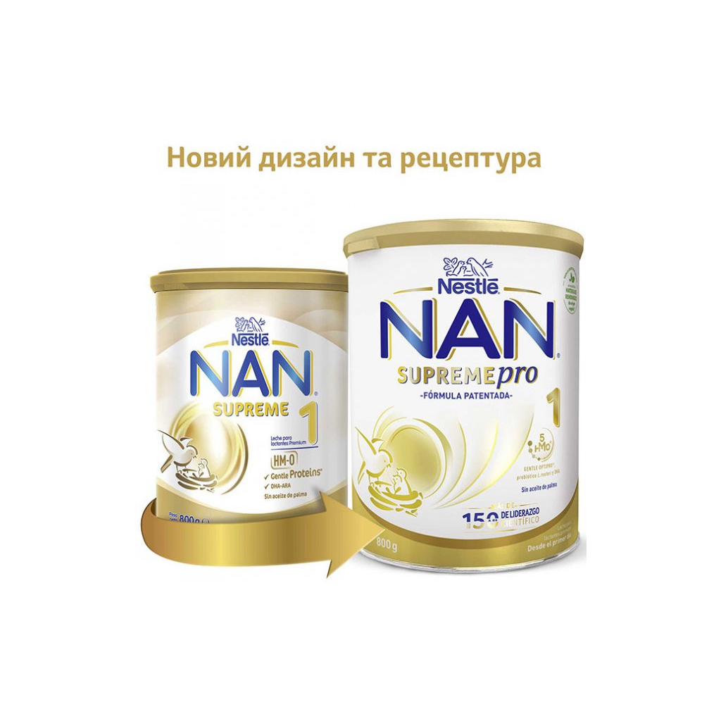 Дитяча суміш Nestle NAN Supreme Pro 1 з олігосахаридами та лактобактеріями +0 міс. 8 (7613035854444) - зображення 2