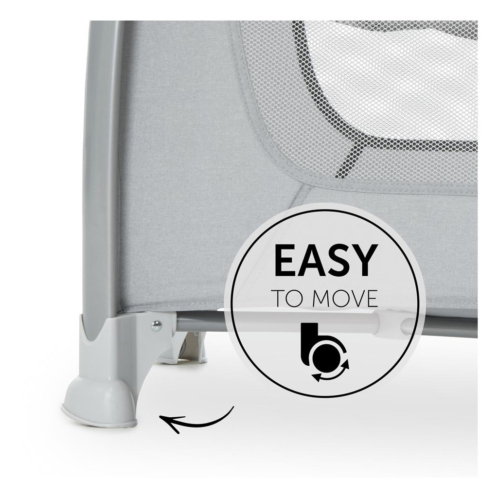 Дитячий манеж Hauck Play N Relax Quilted Grey (60011-5) - зображення 8