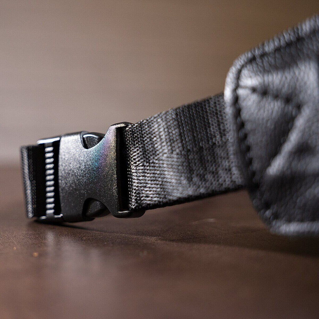 Сумка Vintage Бананка зі шкіри Чорна (14809) - зображення 8