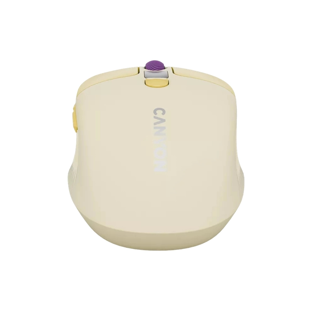 Мишка Canyon MW-26 LCD Silent Wireless/Bluetooth Yellow (CNS-CMSW26Y) - зображення 8