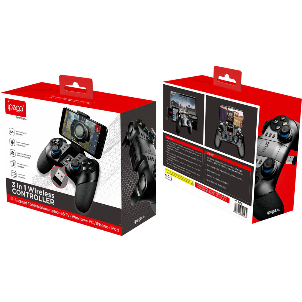 Геймпад iPega PG-9156 Batman 3 in 1 Bluetooth PC/Android/iOS Black (PG-9156) - изображение 7