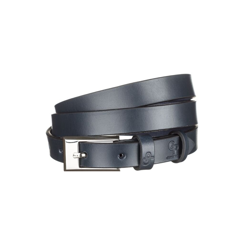 Ремінь Grande Pelle Шкіряний жіночий Синій (11070) - зображення 1