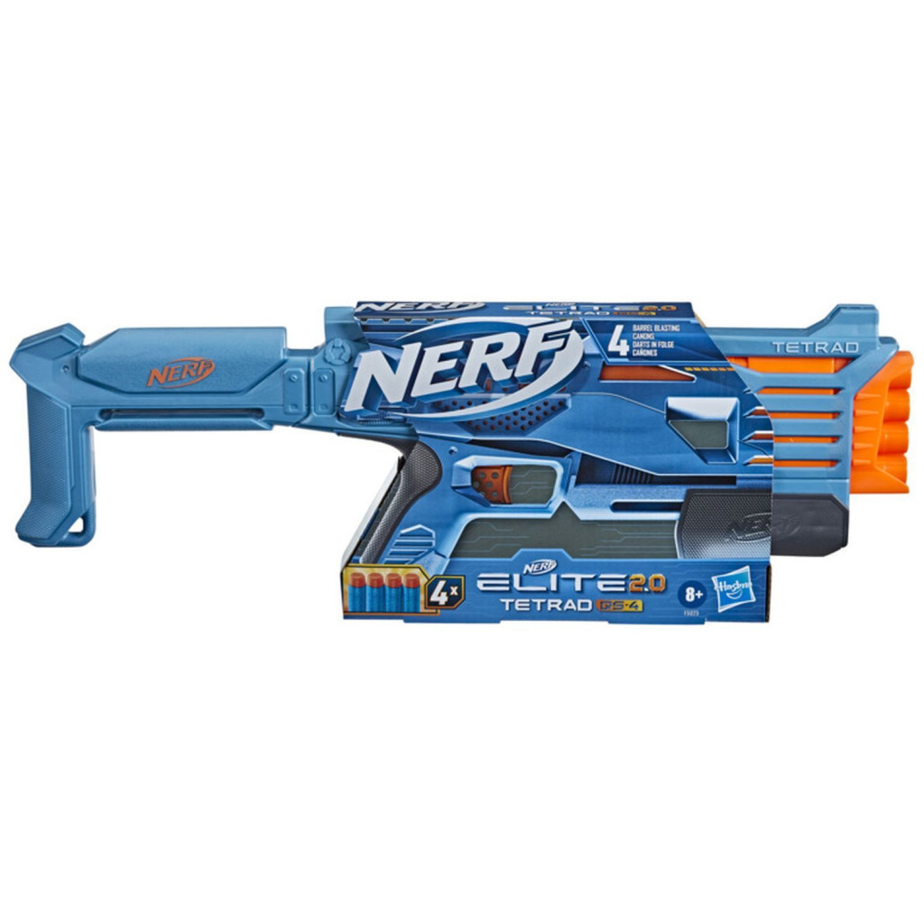 Іграшкова зброя Hasbro Nerf Tetrad QS 4 Нерф Еліт 2.0 (F5025) - зображення 3
