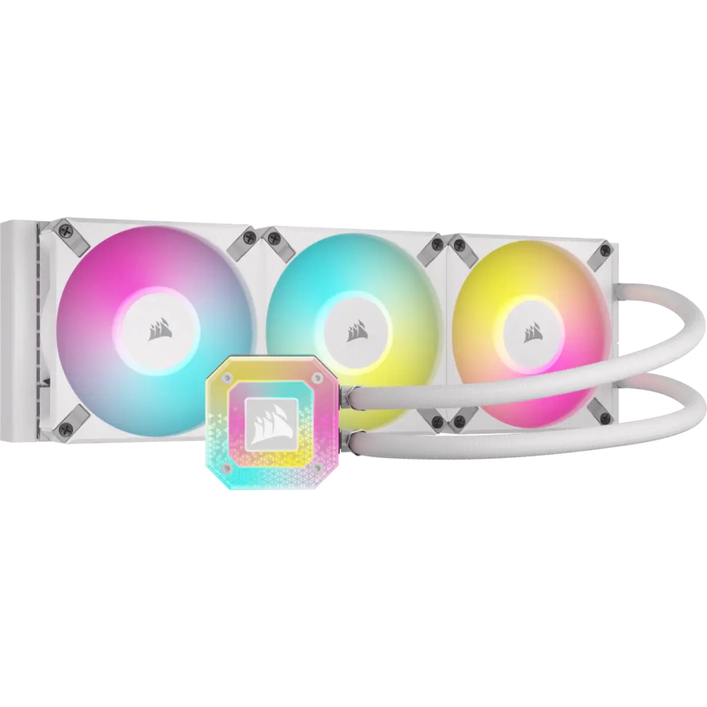 Система рідинного охолодження Corsair iCUE H150i Elite Capellix XT White (CW-9060073-WW) - зображення 1