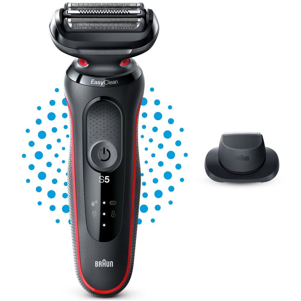 Електробритва Braun Series 5 51-R1200s BLACK / RED - зображення 5