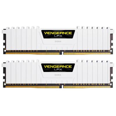 Модуль пам'яті для комп'ютера DDR4 16GB (2x8GB) 3000 MHz LPX White Corsair (CMK16GX4M2B3000C15W) - зображення 1