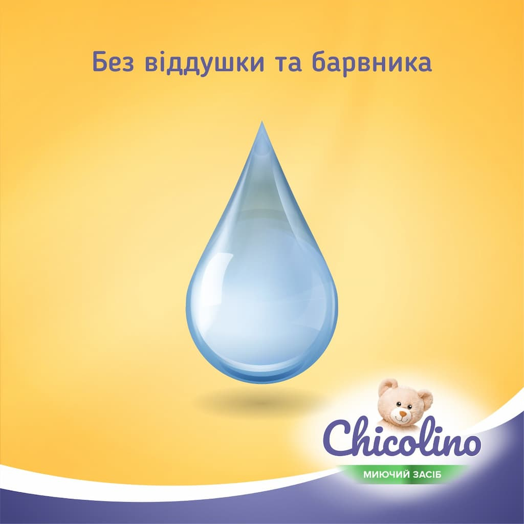 Засіб для ручного миття посуду Chicolino для дитячого посуду 500 мл (4823098413721) - изображение 6