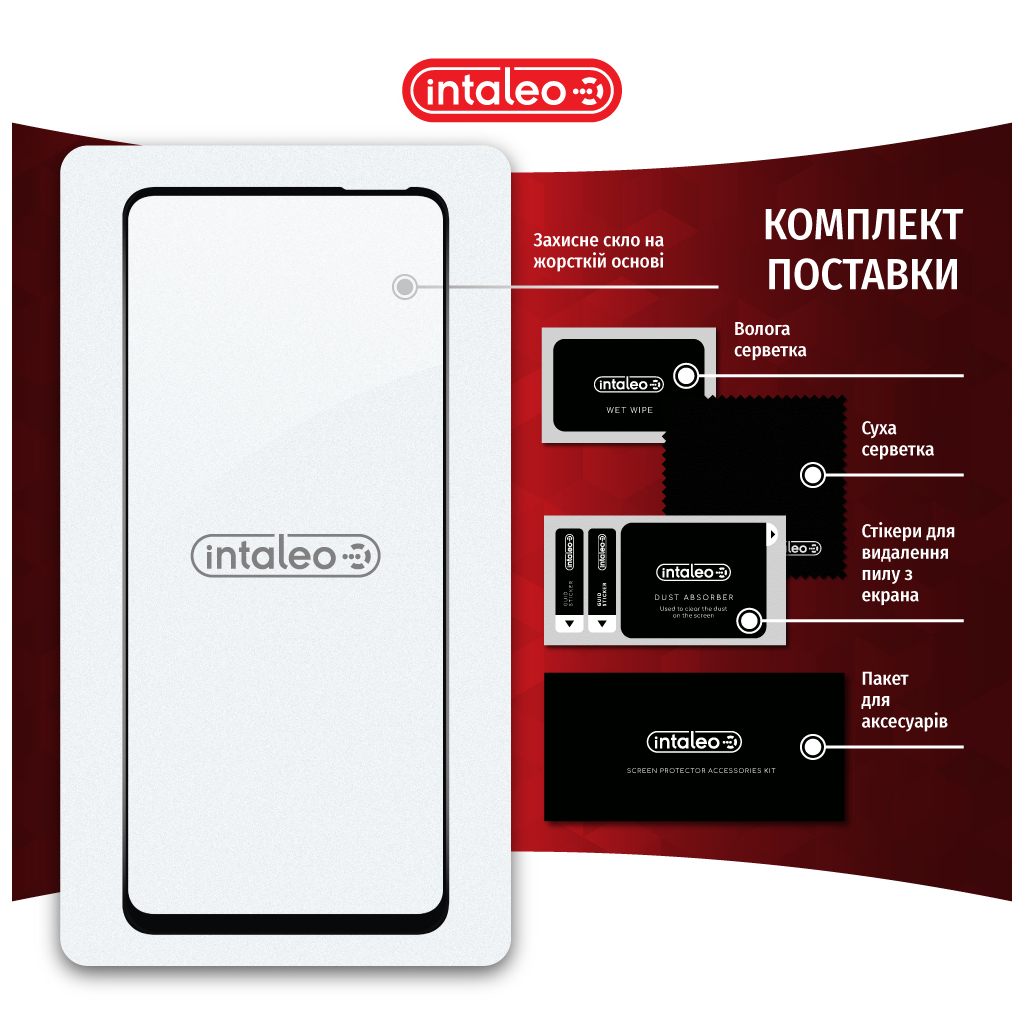 Скло захисне Intaleo Full Glue Tecno Spark 8C Black (1283126542480) - зображення 8