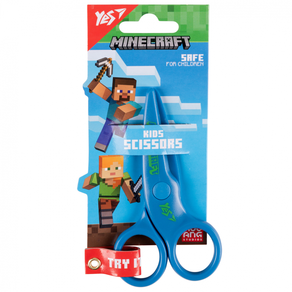 Ножиці Yes Minecraft 10,8 см безпечні пластикові (480450) - изображение 3