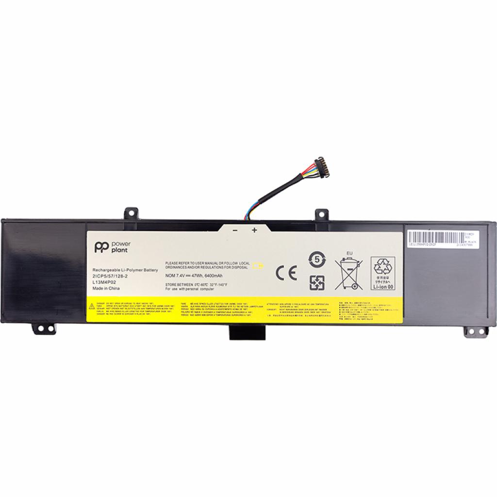 Акумулятор до ноутбука LENOVO Erazer Y50 (L13M4P02) 7.4V 6400mAh PowerPlant (NB481040) - зображення 1