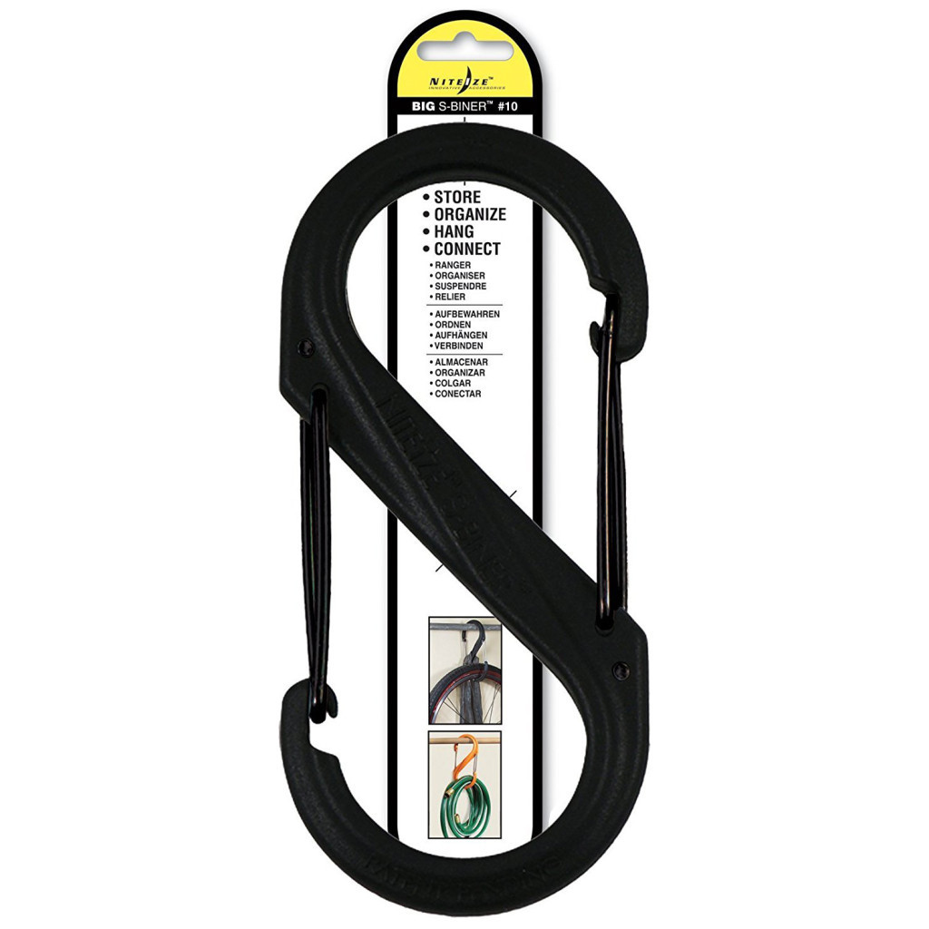 Карабін туристичний Nite ize Plastic Carb S Biner Size 10 NI678 All Black (4823082709496) - зображення 2