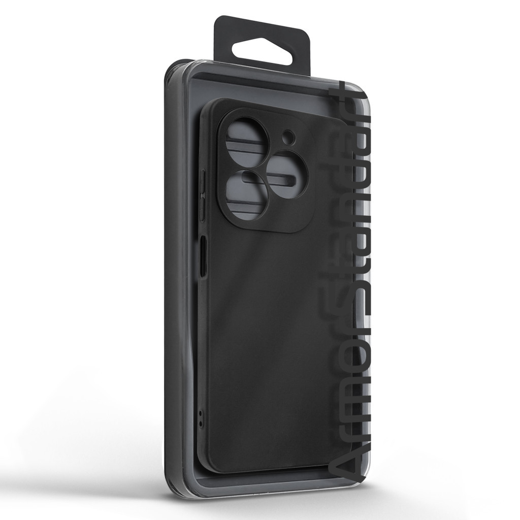Чохол до мобільного телефона Armorstandart Matte Slim Fit Tecno Spark 20 (KJ5n) Camera cover Black (ARM77698) - зображення 5