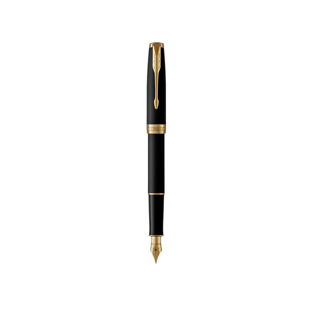 Ручка пір'яна Parker SONNET 17 Matte Black Lacquer GT  FP F (84 811) - зображення 1