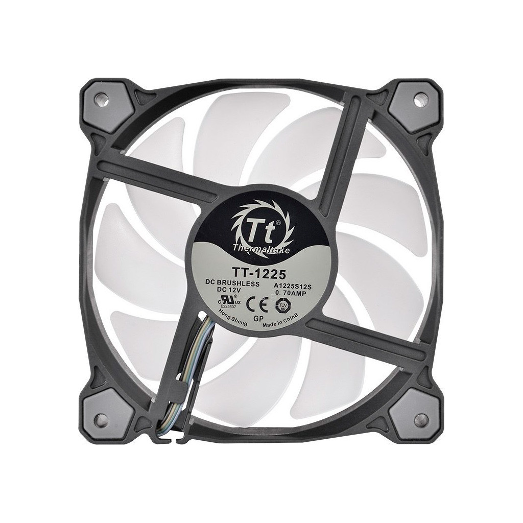 Кулер до корпусу ThermalTake Pure Plus RGB 12 Radiator Fan TT Premium Edition 3Pack/Fan/120 (CL-F063-PL12SW-A) - изображение 5