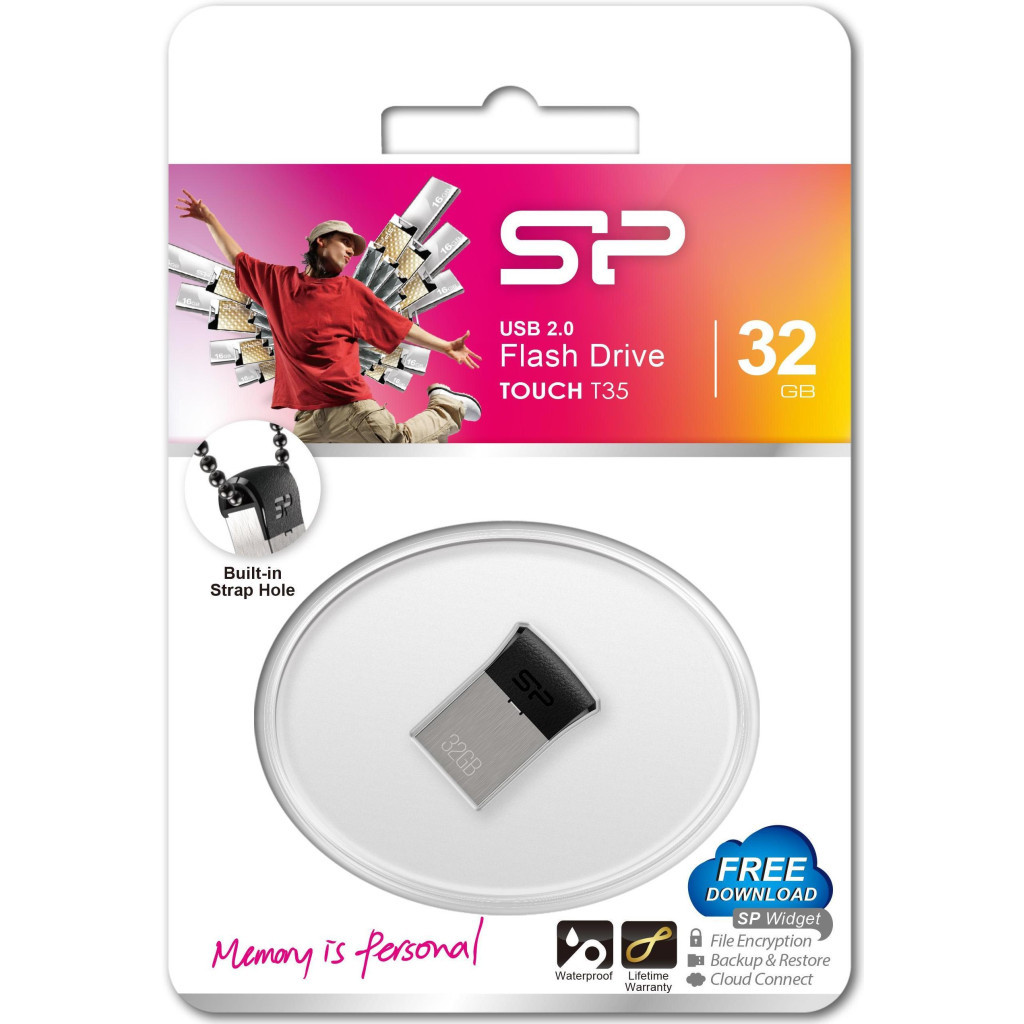 USB флеш накопичувач Silicon Power 32GB Touch T35 USB 2.0 (SP032GBUF2T35V1K) - зображення 3