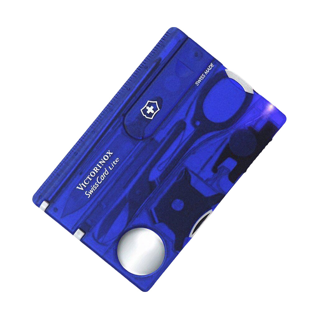 Мультитул Victorinox SwissCard Lite Transparent Blue (0.7322.T2) - зображення 5
