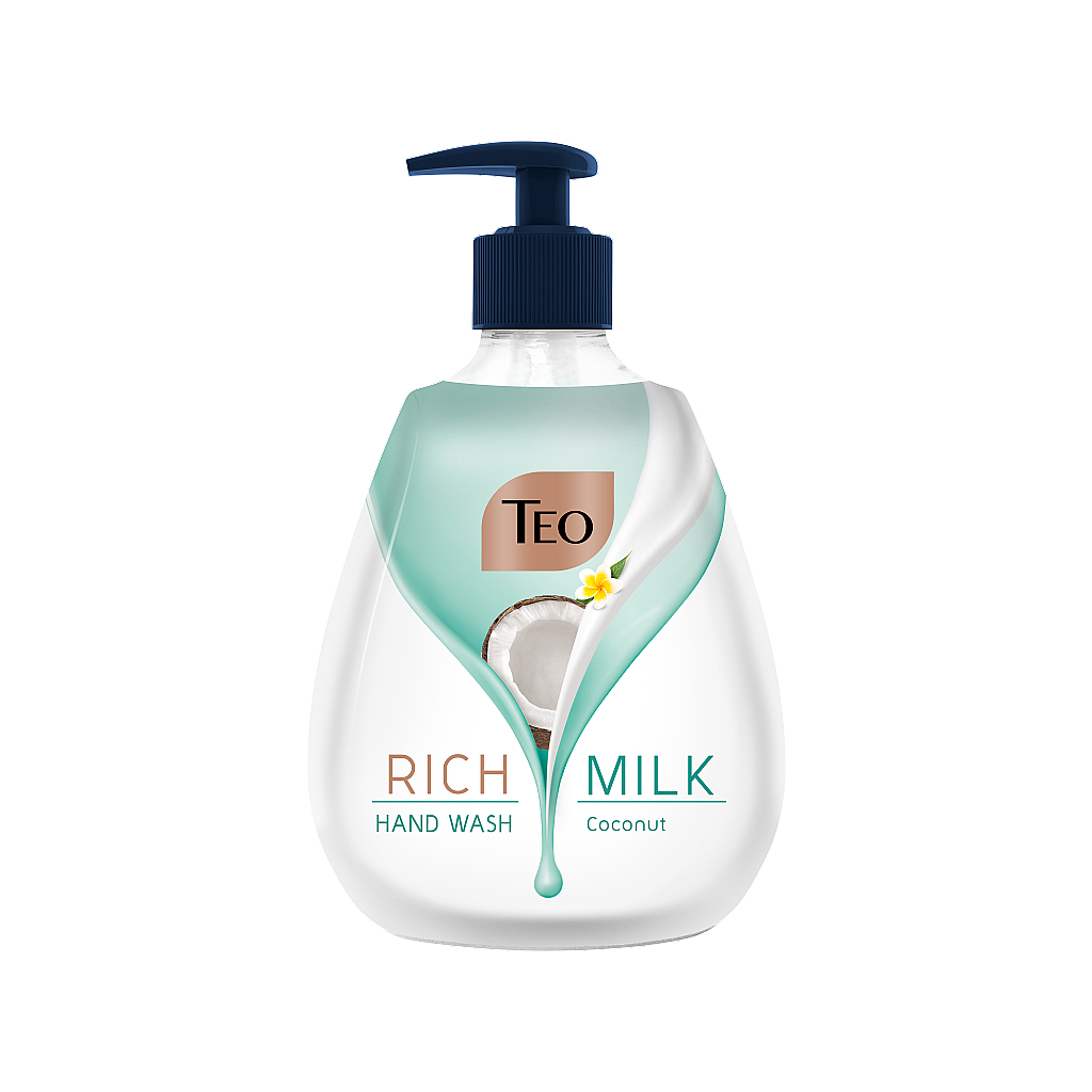 Рідке мило Teo Beauty Rich Milk Coconut 400 мл (3800024045165) - зображення 1
