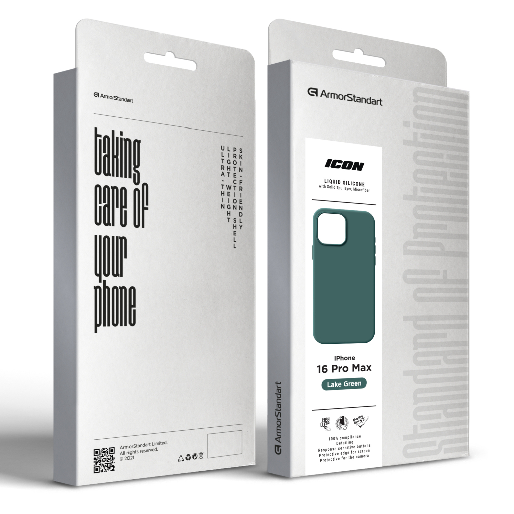 Чохол до мобільного телефона Armorstandart ICON2 MagSafe Apple iPhone 16 Pro Max Lake Green (ARM81323) - зображення 10