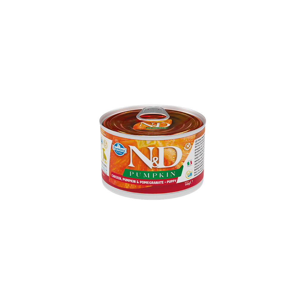 Консерви для собак Farmina N&D Grain Free Pumpkin Chicken Puppy Mini 140 г (8606014105711) - зображення 1