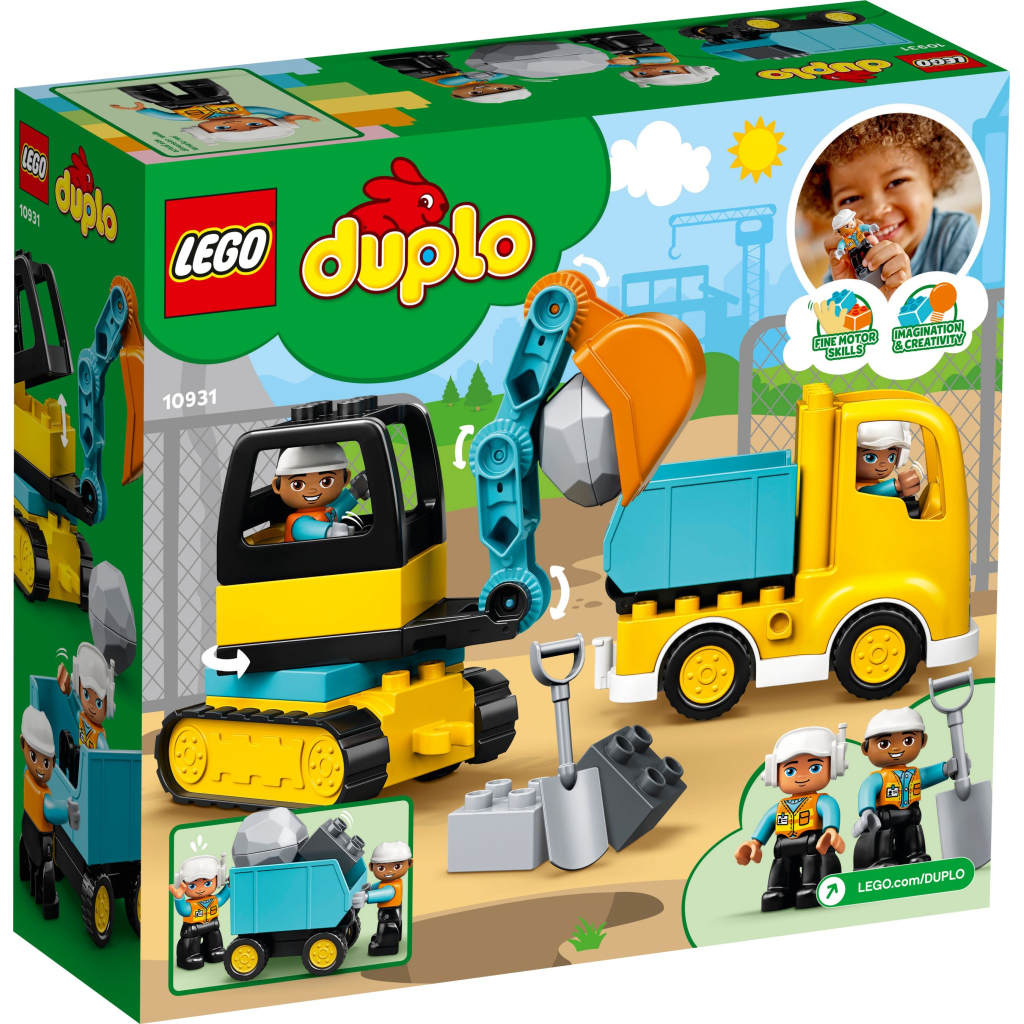Конструктор LEGO Вантажівка і гусеничний екскаватор (10931) - изображение 6
