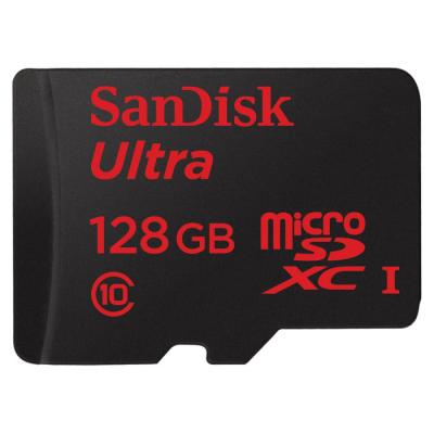 Карта пам'яті SanDisk 128GB microSDXC class 10 UHS-I Ultra (SDSQUNC-128G-GN3MN) - зображення 1