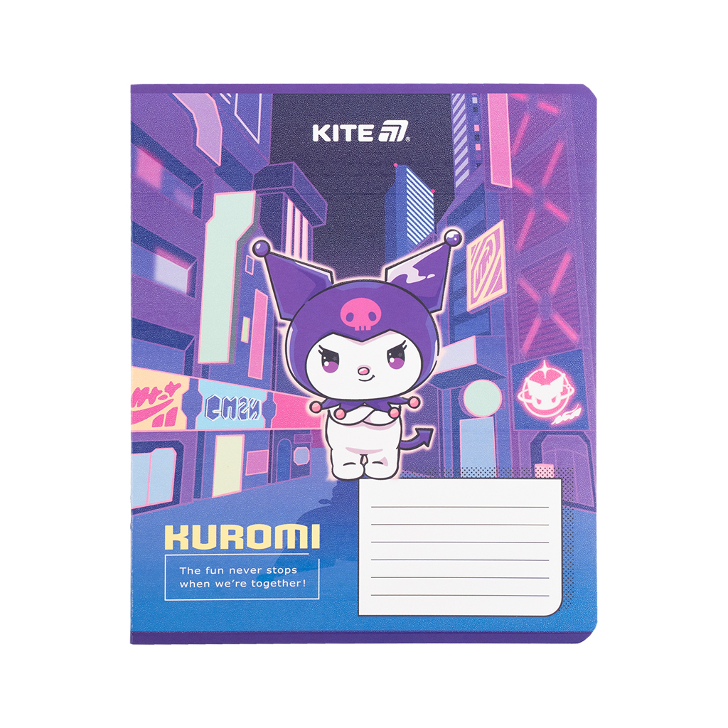 Зошит Kite Kuromi, 18 аркушів, клітинка (HK25-236-1) - изображение 10