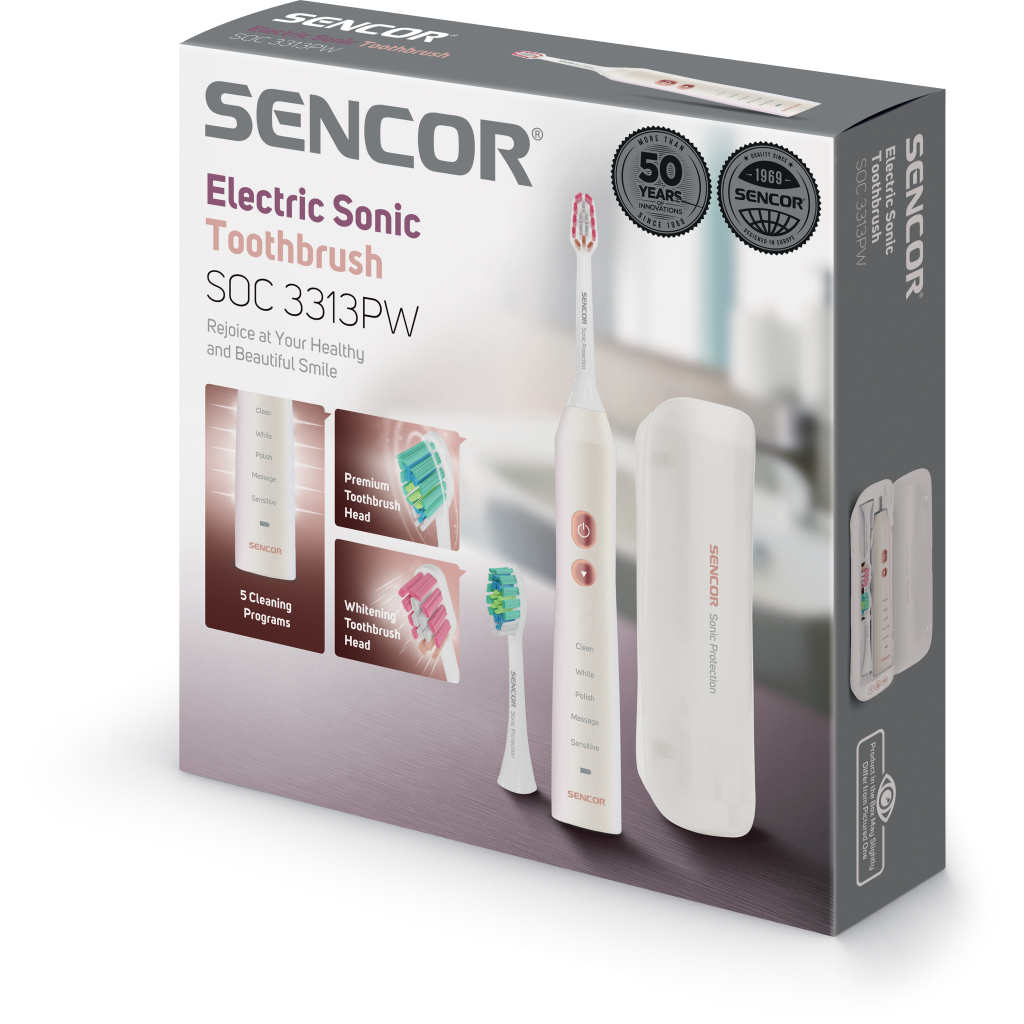 Електрична зубна щітка Sencor SOC 3313PW (SOC3313PW) - изображение 10