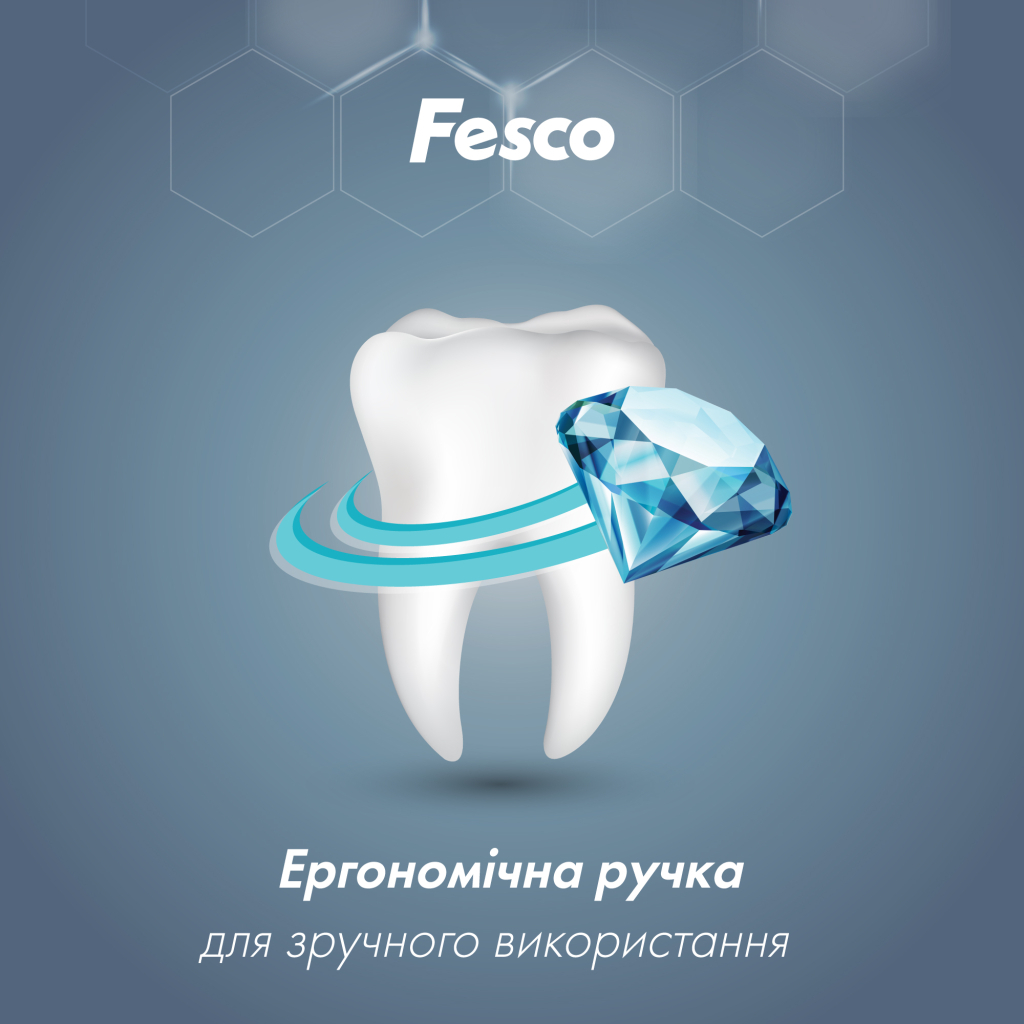 Зубна щітка Fesco Black & White Series Soft Біла з чорною щетиною (4823098414131) - изображение 5