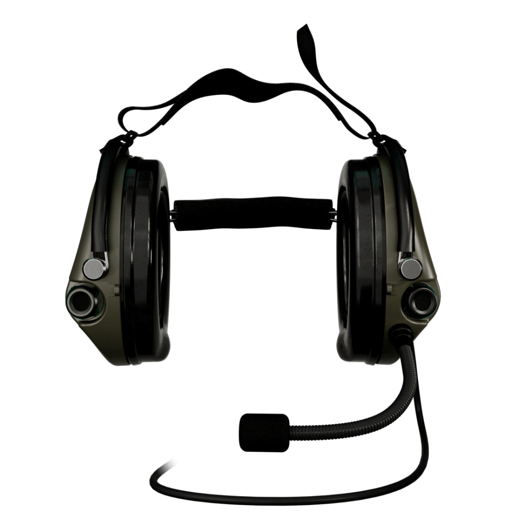 Навушники для стрільби Sordin Supreme MIL CC Neckband Green PVC (76332-06-S) - зображення 2