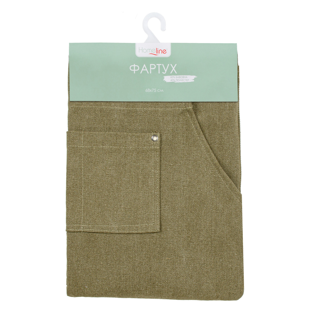 Фартух Home Line Canvas (оливковий) 68x80 см (182781) - изображение 5