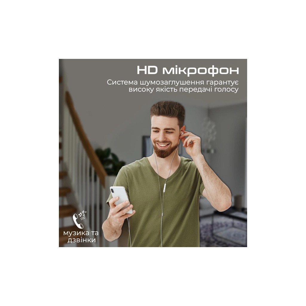 Навушники Promate Vibe-LT White (vibe-lt.white) - зображення 6