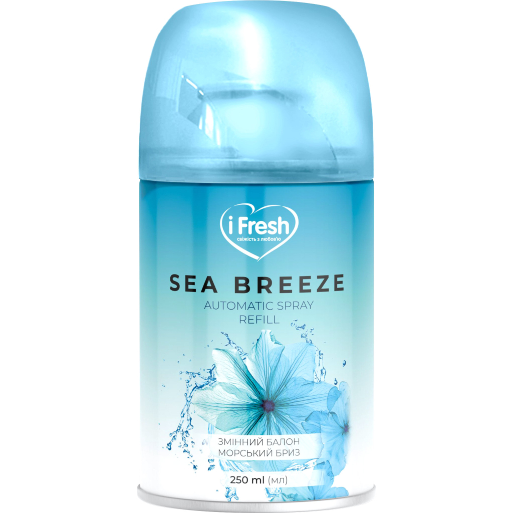 Освіжувач повітря iFresh Sea Breeze Змінний балон 250 мл (4820268100221) - изображение 1