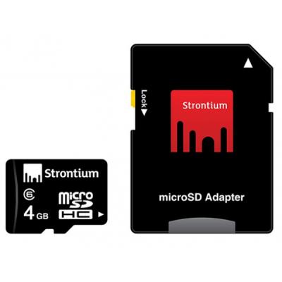 Карта пам'яті Strontium Flash 4GB microSD class6 (SR4GTFC6A) - зображення 1