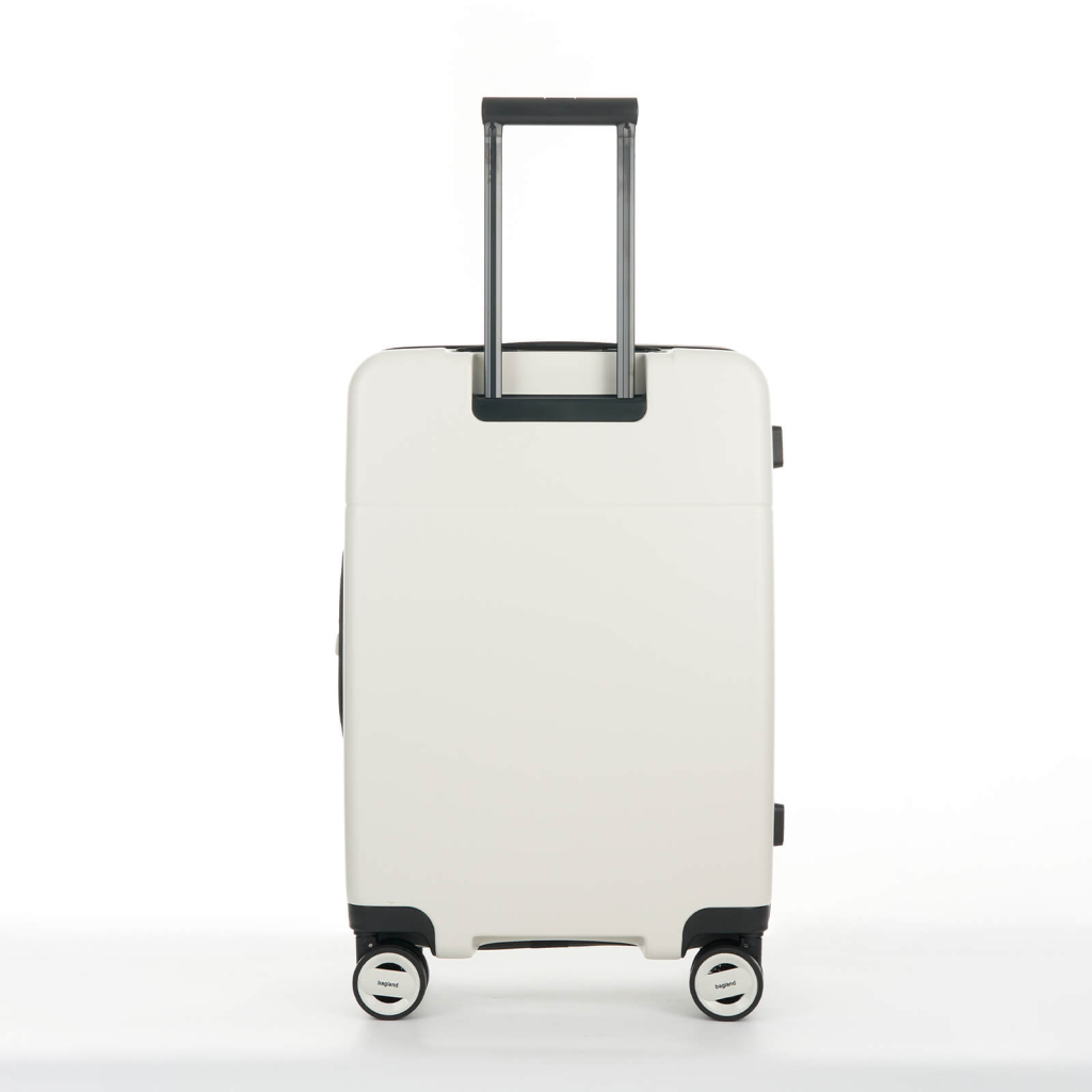 Валіза Bagland середня 72 л біла (1140621766) - зображення 4