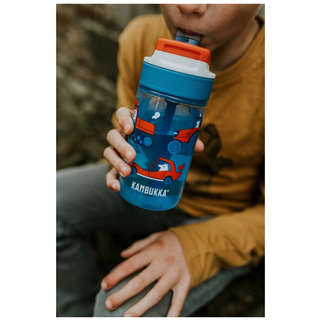 Пляшка для води Kambukka Lagoon 400 мл Road Dogs синя (11-04044) - зображення 6