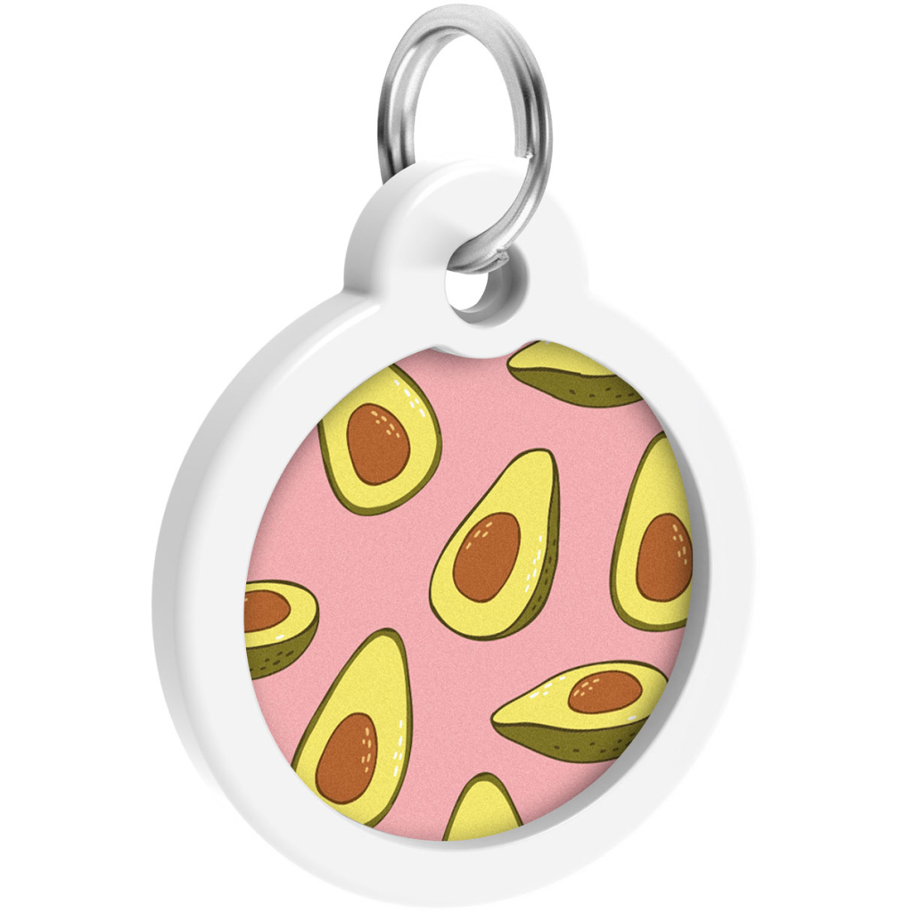 Адресник для тварин WAUDOG Smart ID з QR паспортом "Авокадо 2", коло 30 мм (230-0211) - зображення 4