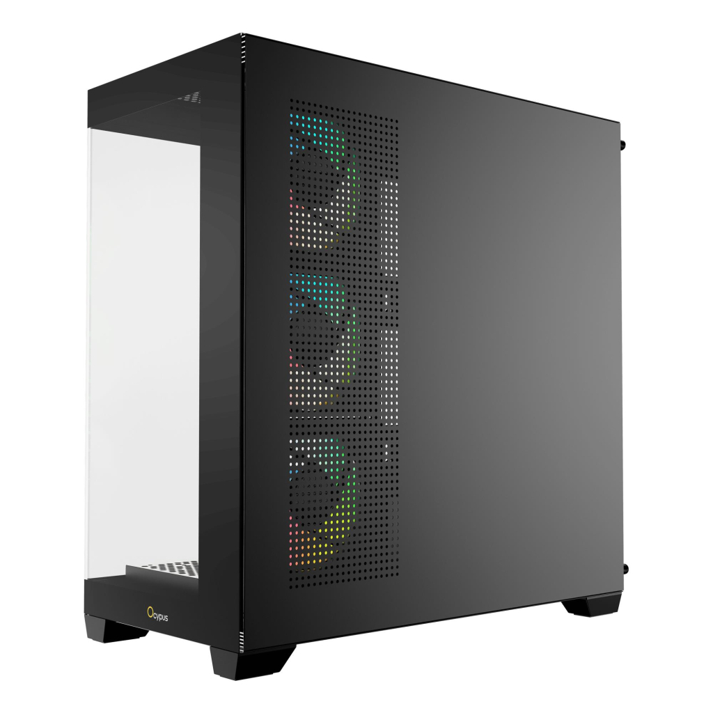 Корпус для ПК OCYPUS GAMMA C72 BK ARGB (GAMMA-C72-BKD400XX-GL) - зображення 4