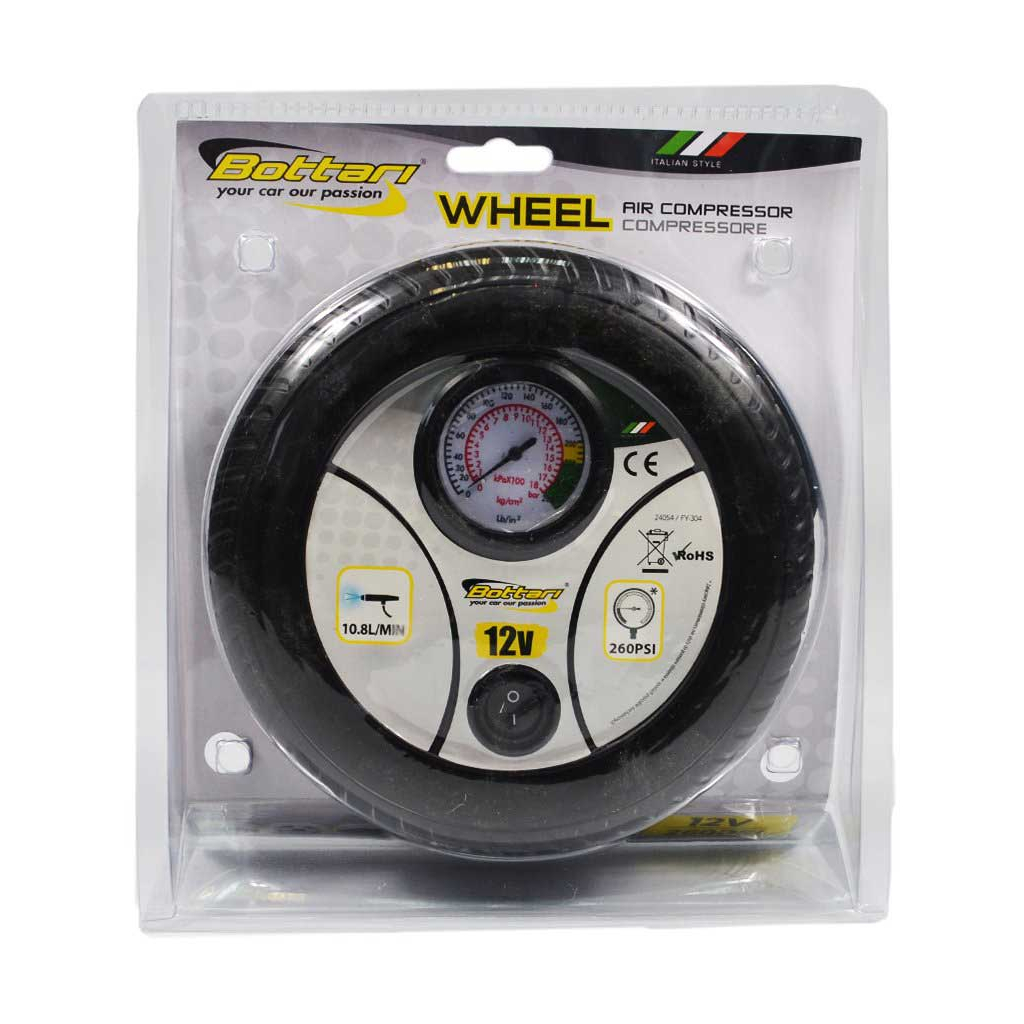 Автомобільний компресор Bottari 15 л/хв "WHEEL" (24054-IS) - зображення 7