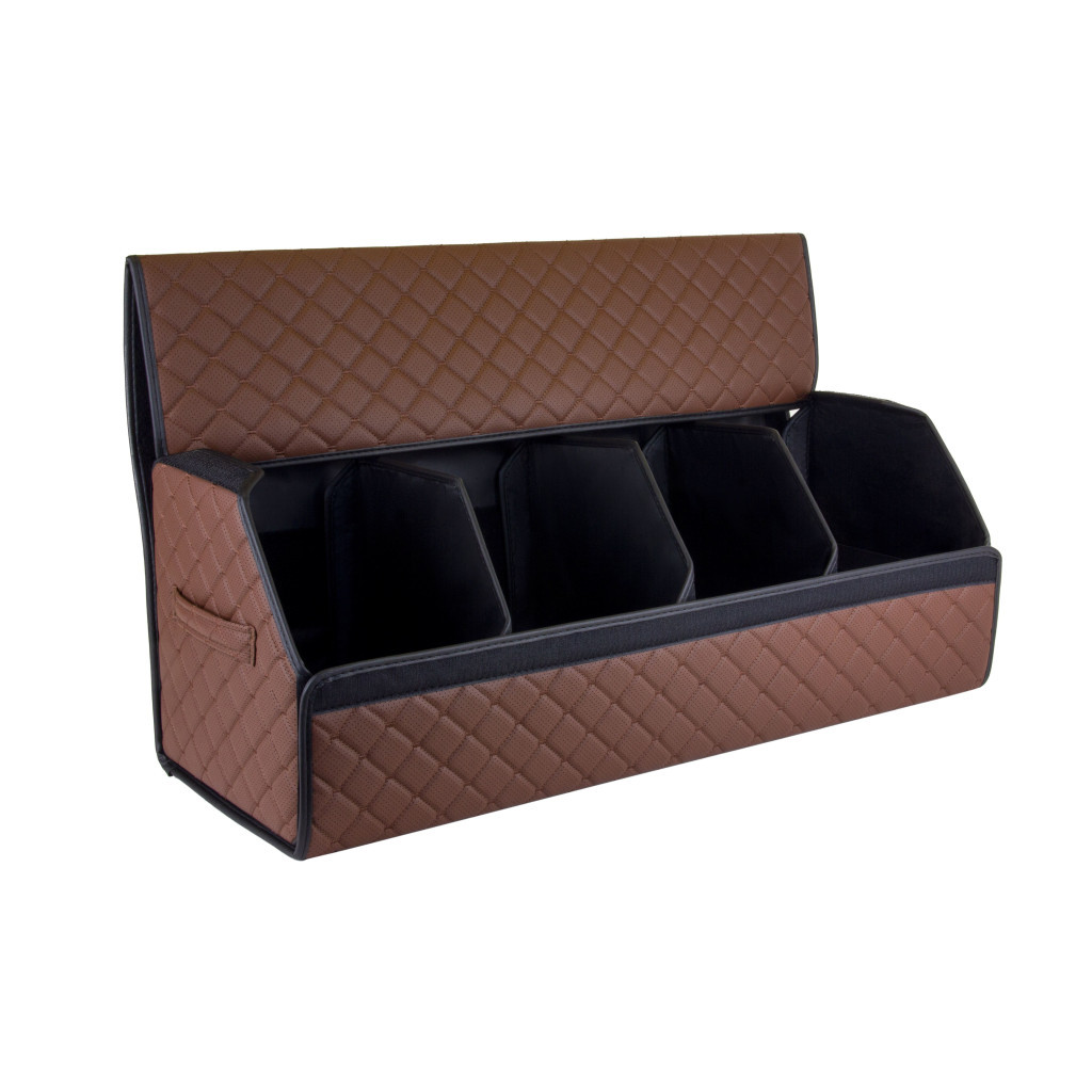 Сумка-органайзер EVAtech ECO XL 30x30x80 см коричнева з коричневою ниткою (EHECEXZZBB) - зображення 3