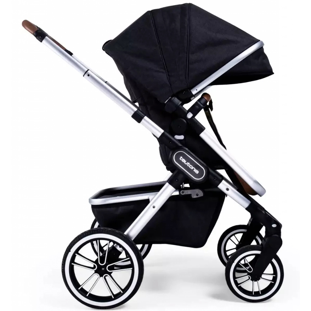 Коляска Teutonia 2 в 1 TRIO 2.0 - Melange Black (90027) - зображення 4