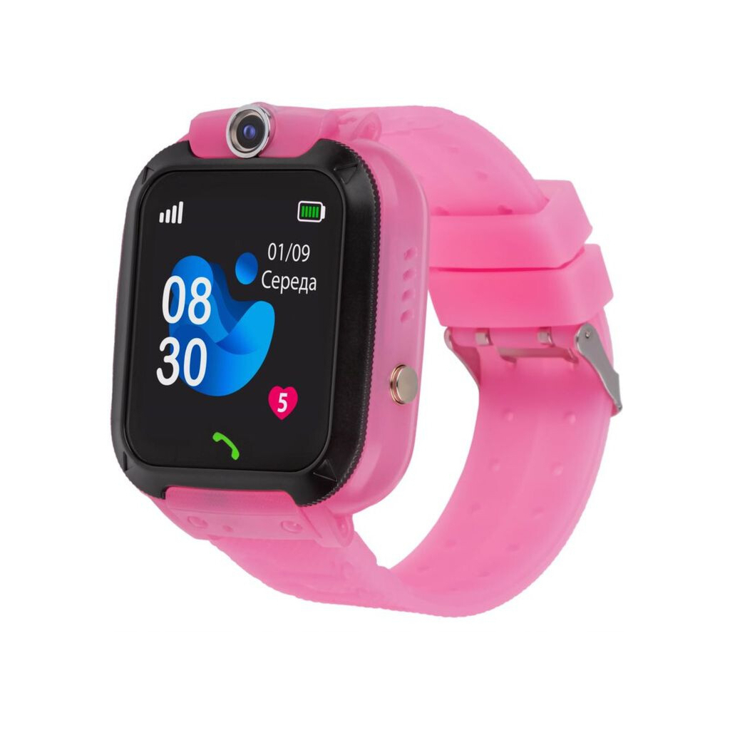 Смарт-годинник Amigo GO007 FLEXI GPS Pink (871498) - зображення 1
