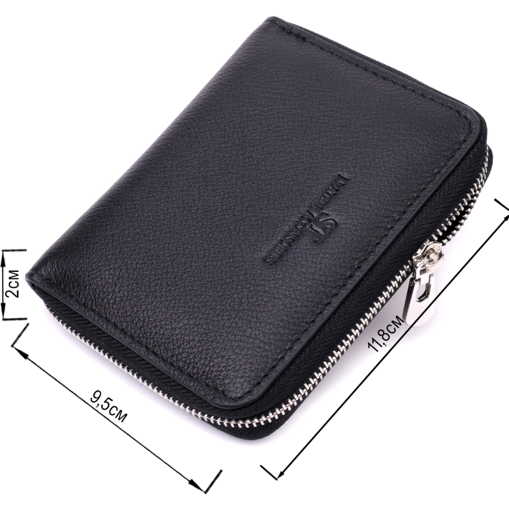 Гаманець ST Leather Шкіряний Чорний (19489) - зображення 3