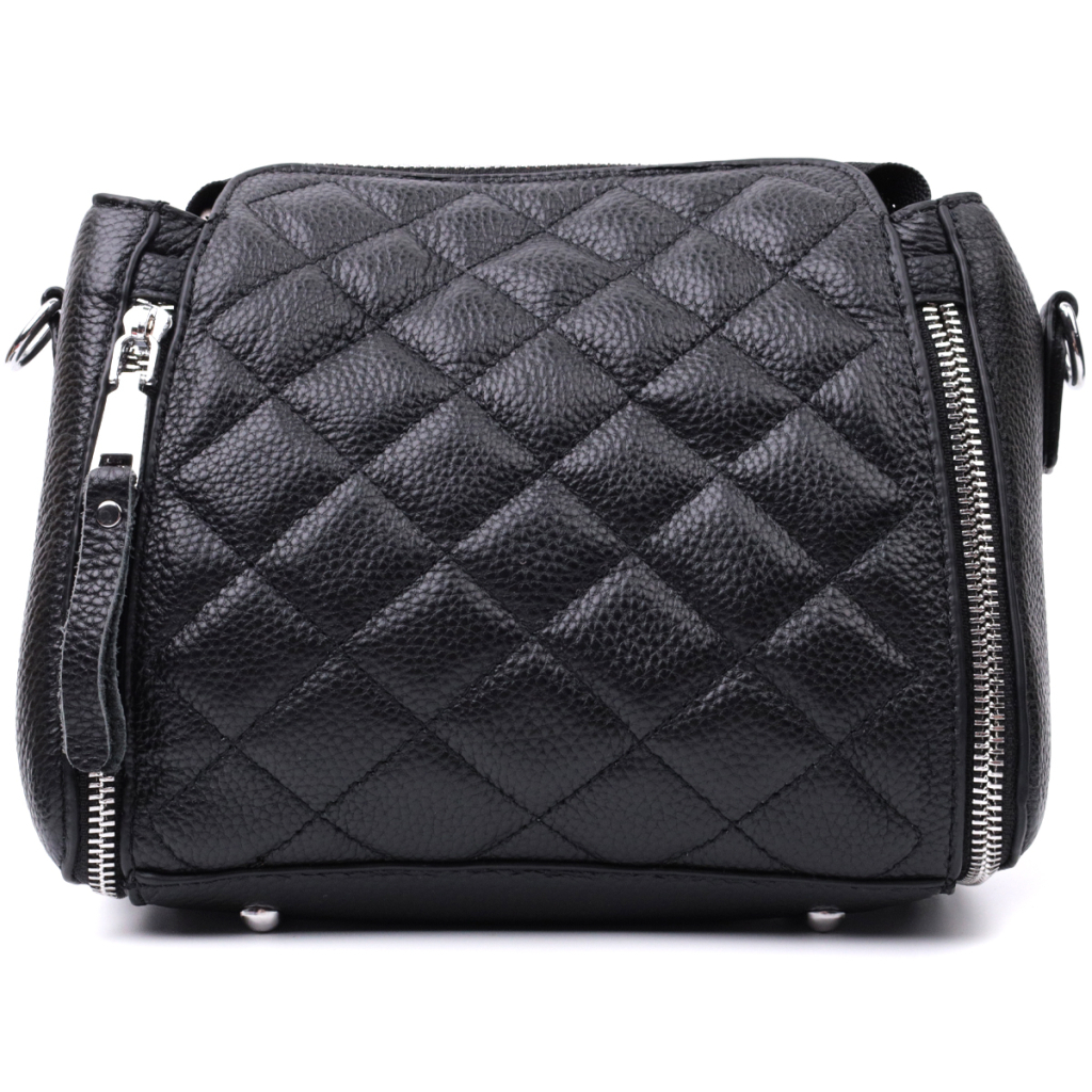 Сумка Vintage З натуральної шкіри Чорна (22667) - зображення 6