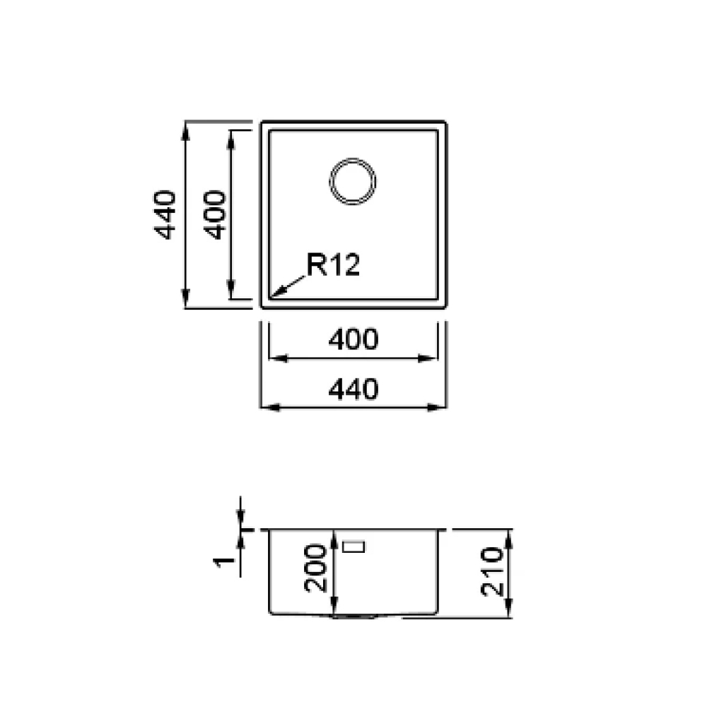 Мийка кухонна Elleci ESPRIT 400 - зображення 2