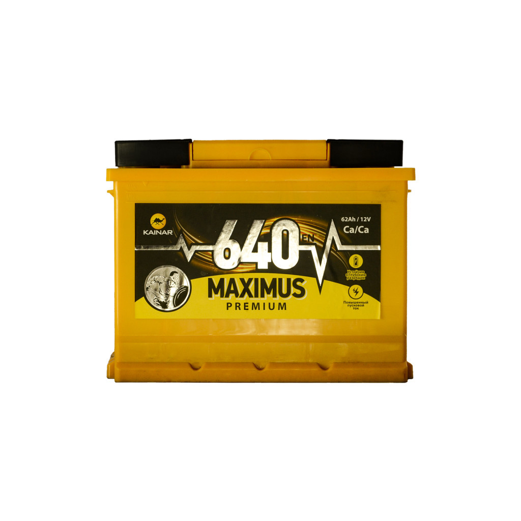 Акумулятор автомобільний Maximus Premium 62Ah (562 76 02) - зображення 2