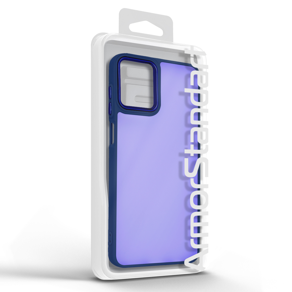 Чохол до мобільного телефона Armorstandart Frame Samsung A07 4G Blue (ARM87008) - зображення 3