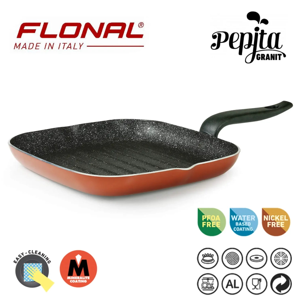 Сковорода Flonal Pepita Granit Grill 28x28 см (PGFBS2850) - зображення 2