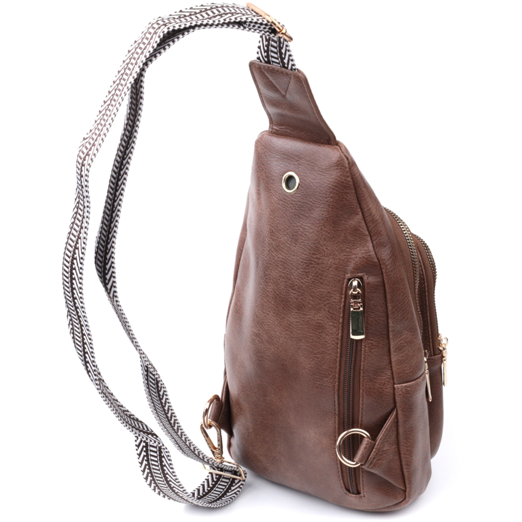 Сумка Vintage З екошкіри Коричнева (22747) - зображення 2